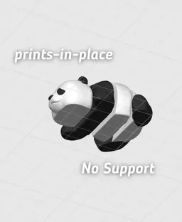 Playful Panda - Fidget Articulating Panda - Ludo 3D Printed Animal Flexy 3d model