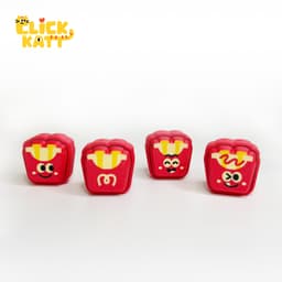 French Fries - Clicker Fidget Toy Keychain 3d model