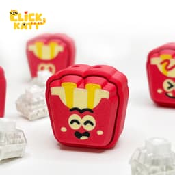 French Fries - Clicker Fidget Toy Keychain 3d model
