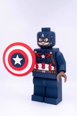 Captain America Modular Figure 3d model