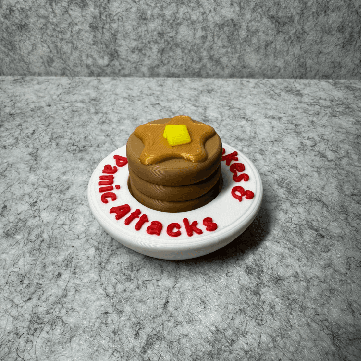 Pancakes & Panic Attacks Clicker 3d model