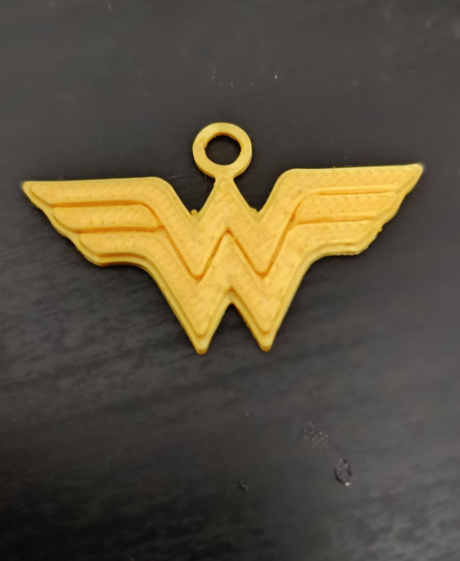 Wonder Woman Logo Necklace 3d model