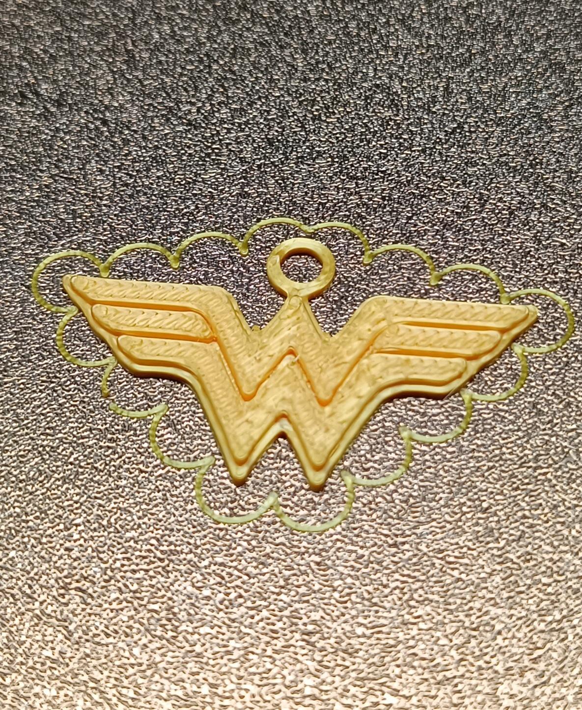 Wonder Woman Logo Necklace 3d model