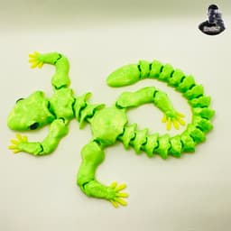Funny Lizard Gecko - Articulated - Print in Place - No Supports - Flexi 3d model