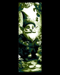 Portraits of Garden Gnomes - Set of bookmarks 3d model