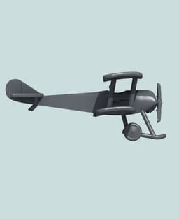 1:144 Sopwith Tabloid 3d model