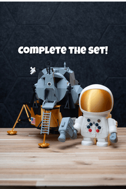 Lunar Lander - FREE Spacecraft Kit | No Supports, No AMS, No Glue 3d model