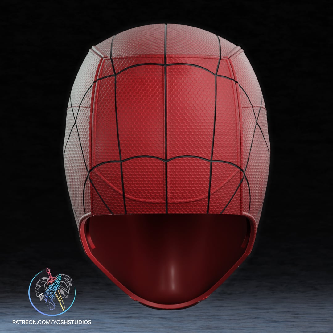 Spider-Pool Helmet 3D Printer STL File 3d model