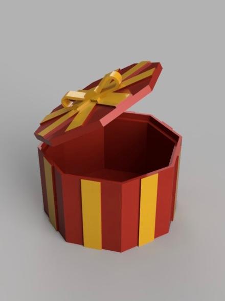 Octo Gift Box - workspace challenge  3d model