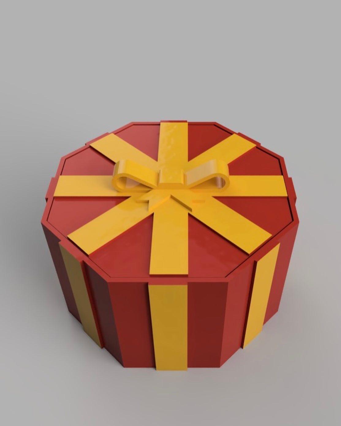 Octo Gift Box - workspace challenge  3d model