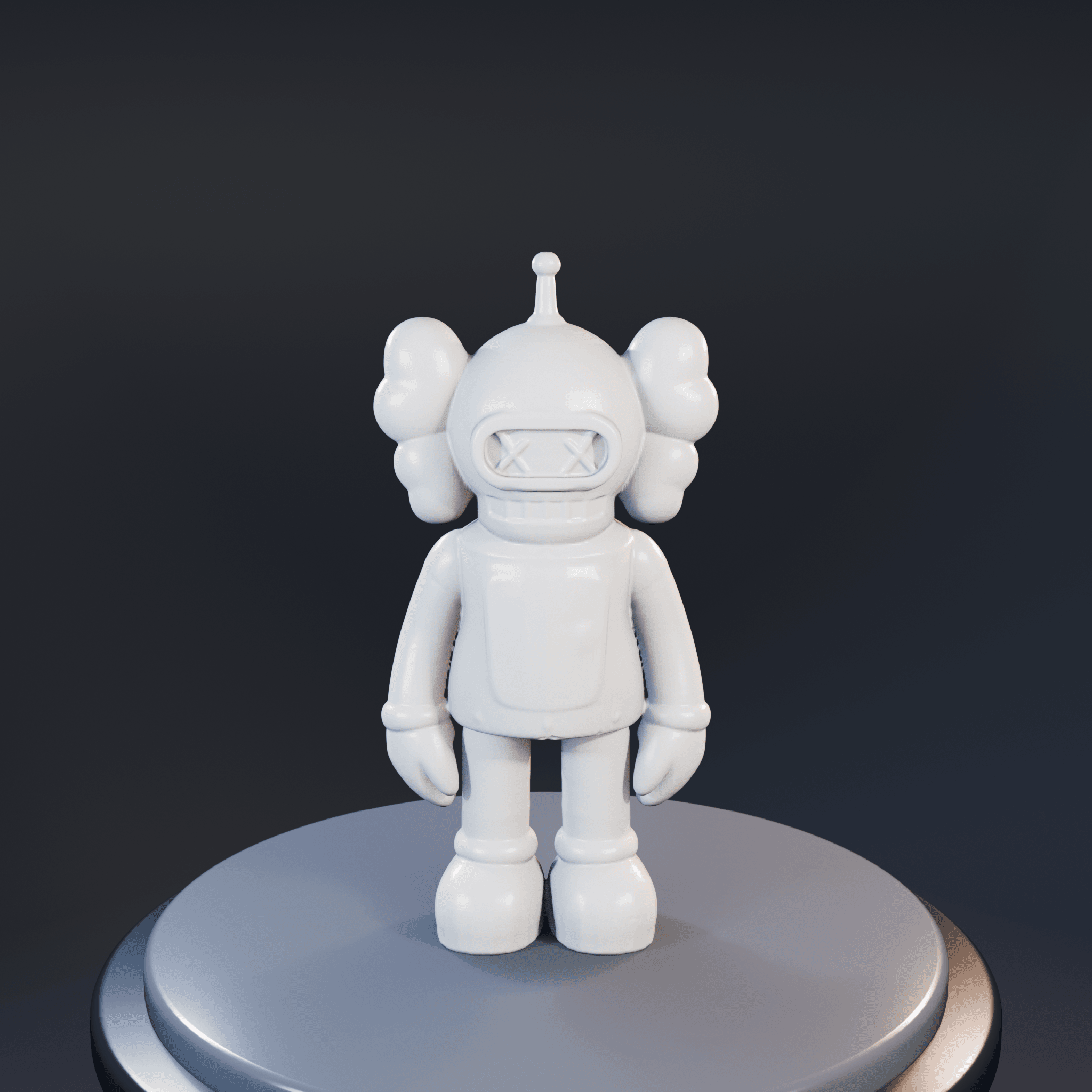 Bender Kaws file 3d model