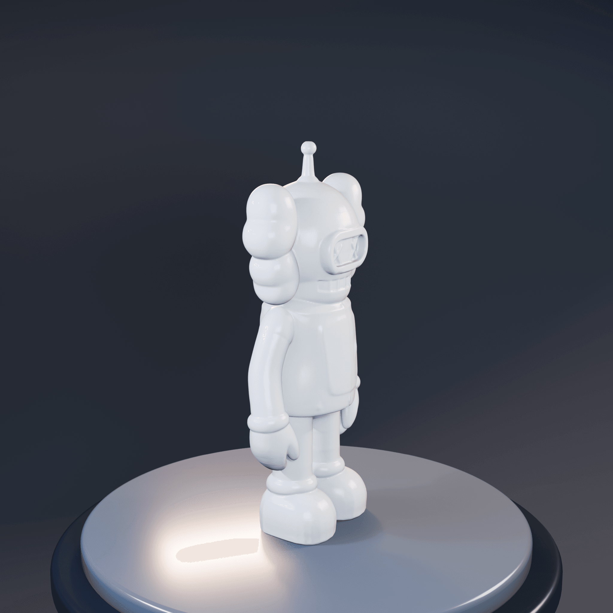 Bender Kaws file 3d model