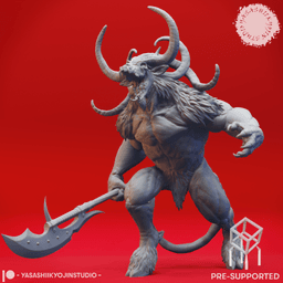 Baphomet - The Prince of Beasts - Tabletop Miniature (Pre-Supported) 3d model