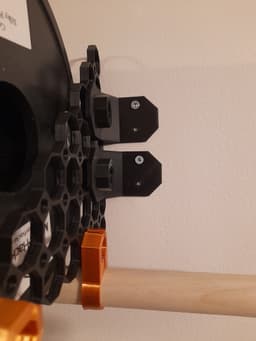 Big Thread Holes, 2x2 Inside Bracket (Direct to Wall) 3d model