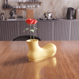 Cartoon Boot Planter / Pot / Vase 3d model