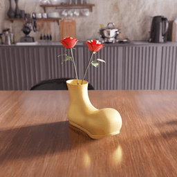 Cartoon Boot Planter / Pot / Vase 3d model