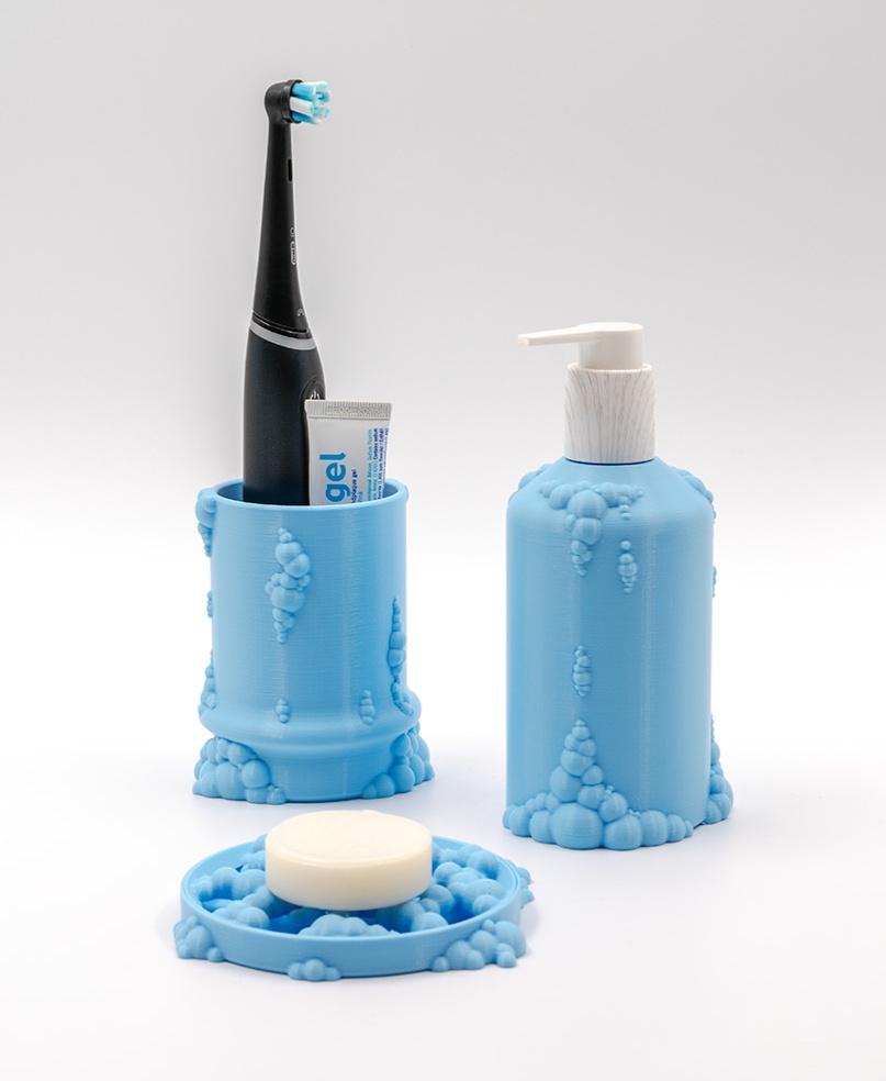 Toothbrush holder “bubbles” - A beautiful and functional set of bathroom accessories!
Printed in Fiberlogy Pastel Blue PETG on my bambulab X1C and P1P.
@thangs3dcontest - 3d model