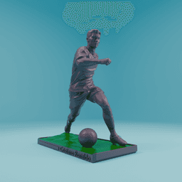 Cristiano Ronaldo 3D Printable Figurine STL 3d model