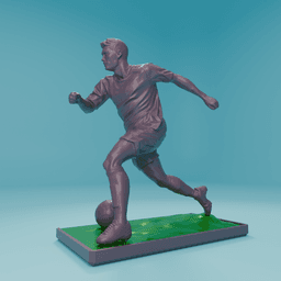 Cristiano Ronaldo 3D Printable Figurine STL 3d model