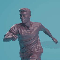 Cristiano Ronaldo 3D Printable Figurine STL 3d model