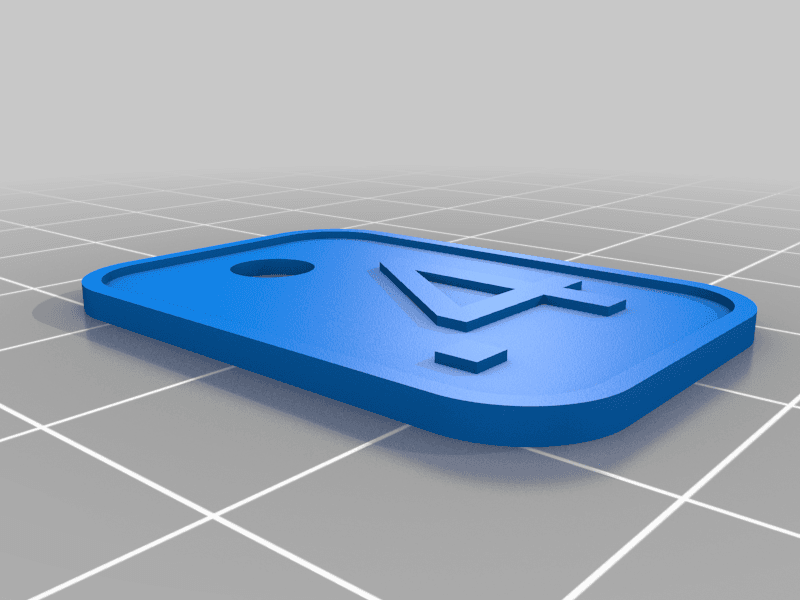 Installed Nozzle Indicator Tags 3d model