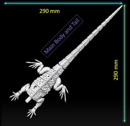 Flexi Martian Iguana!/lizard 3d model