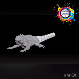 Flexi Martian Iguana!/lizard 3d model