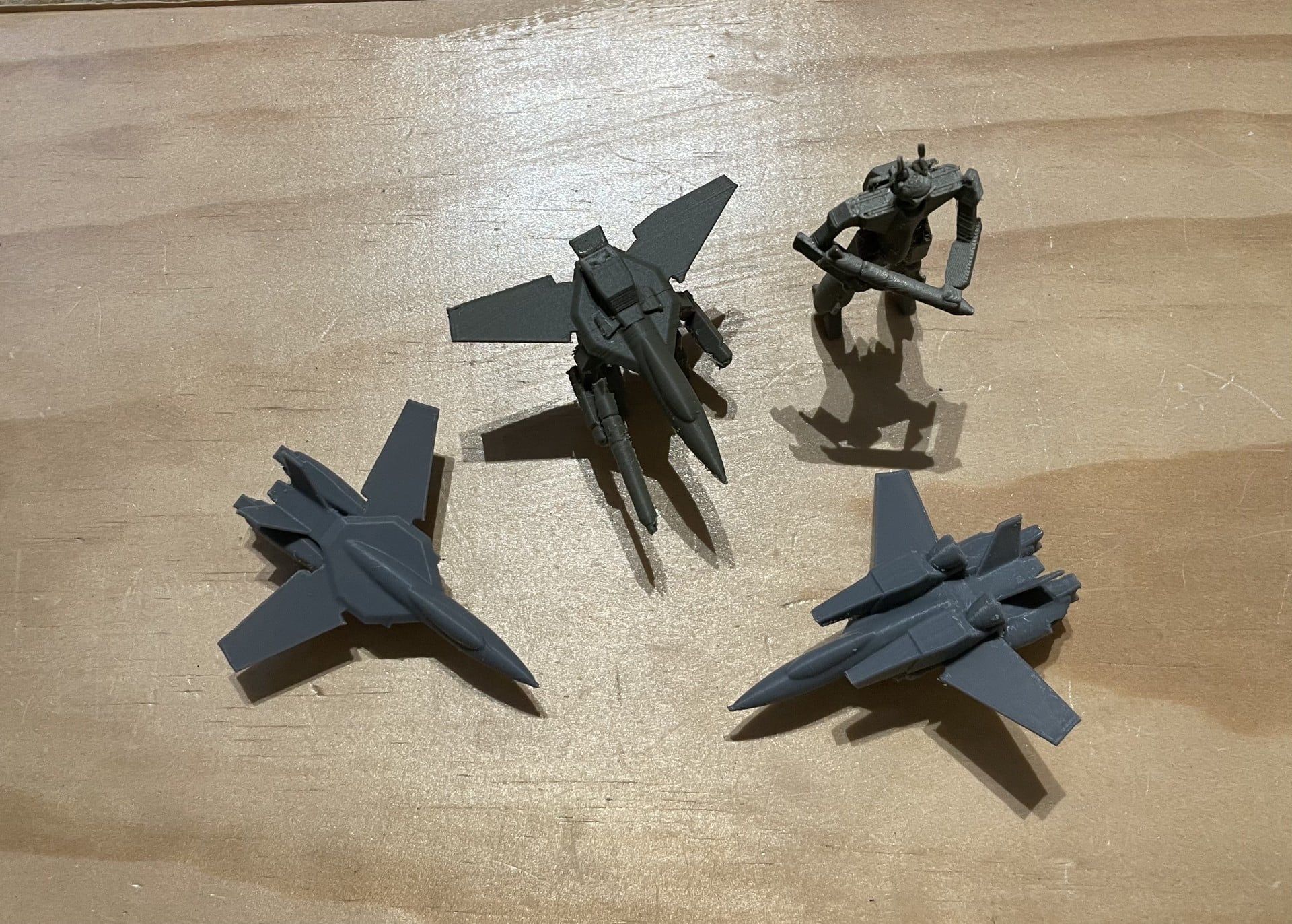 VF-1 Valkyrie and VF-1S Strike Valkyrie 3d model