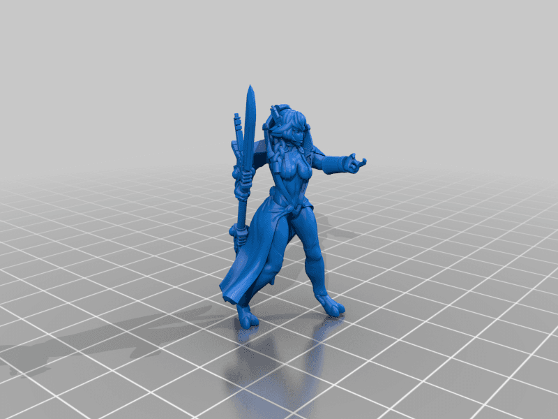 Greater Weeb Spiritual Leader Girl 3d model