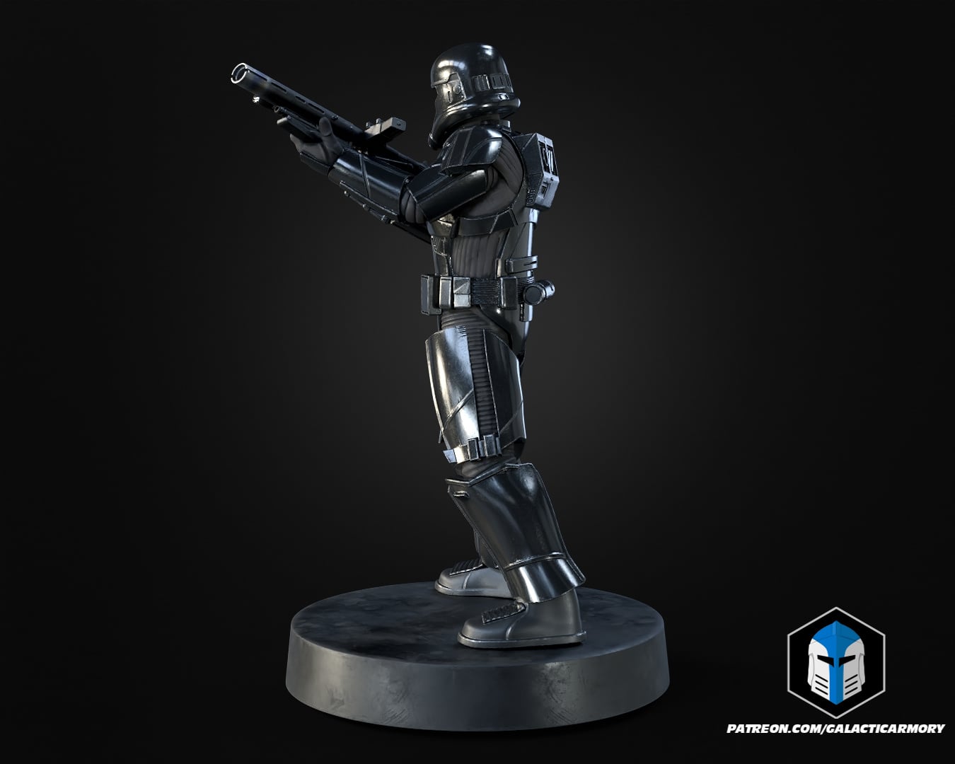 Death Trooper Miniature 3d model