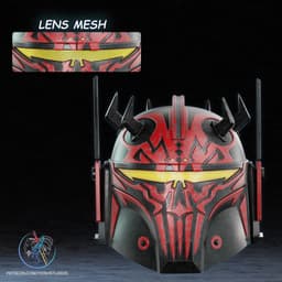 Val Serath Darth Maul Helmet 3D Printer STL file 3d model