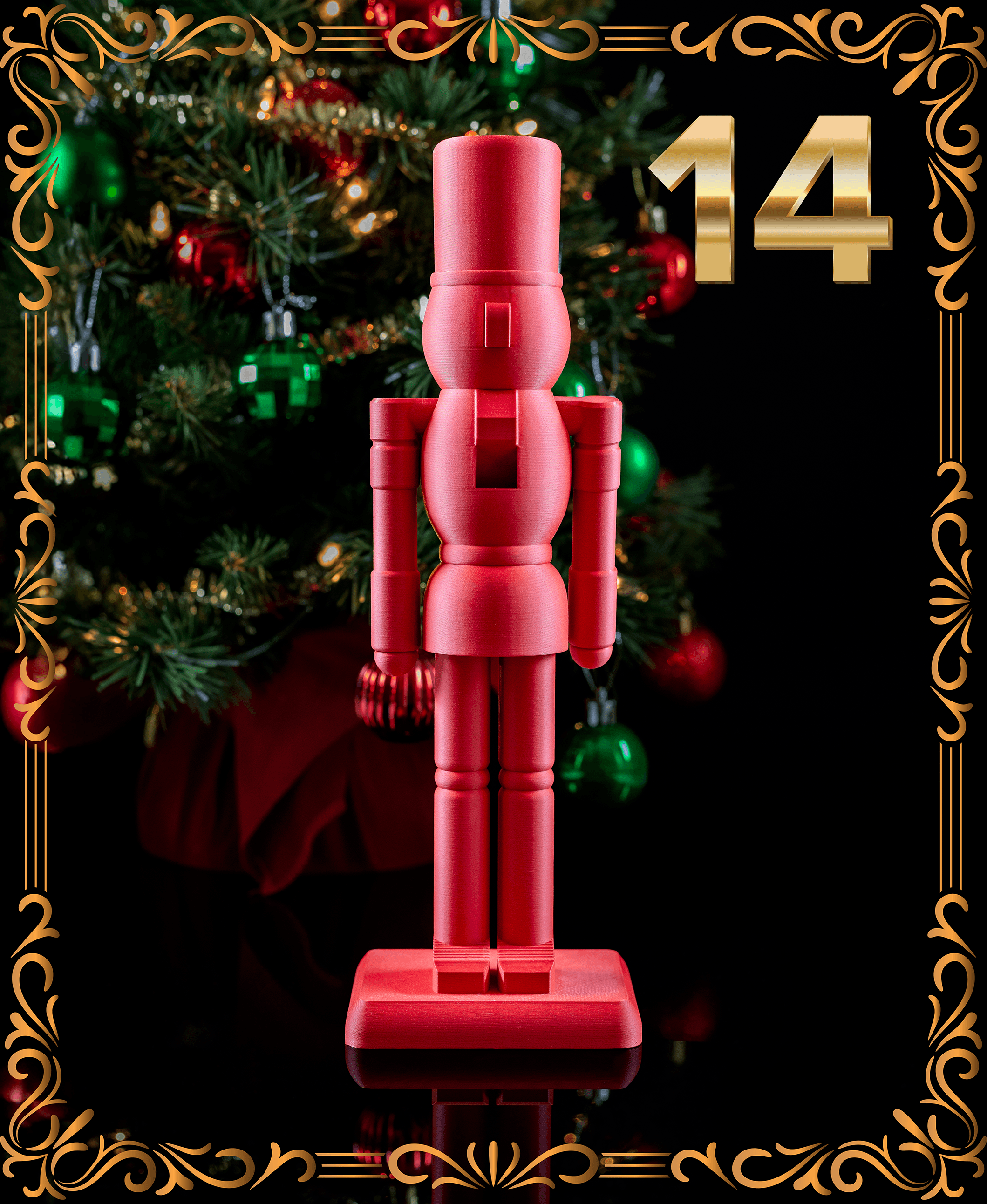 Minimalist Nutcracker - Christmas Day 14 3d model