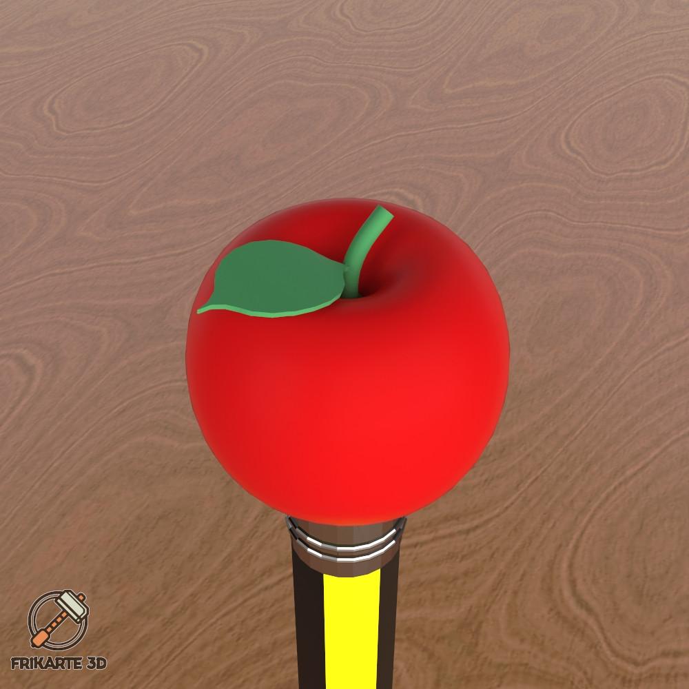Apple Pencil Topper - BackToSchool 3d model