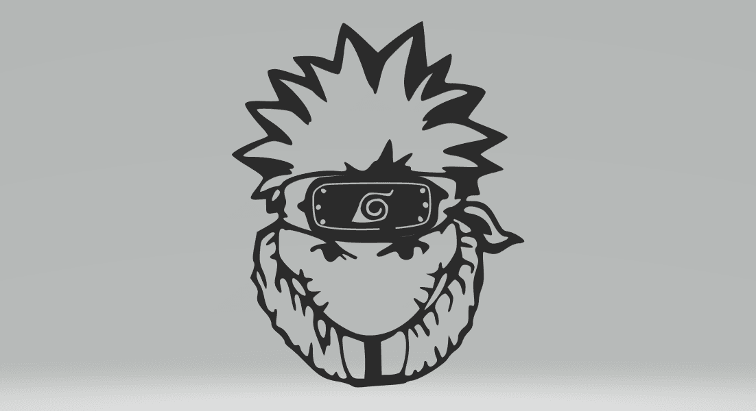 Naruto Classic 2D.stl 3d model