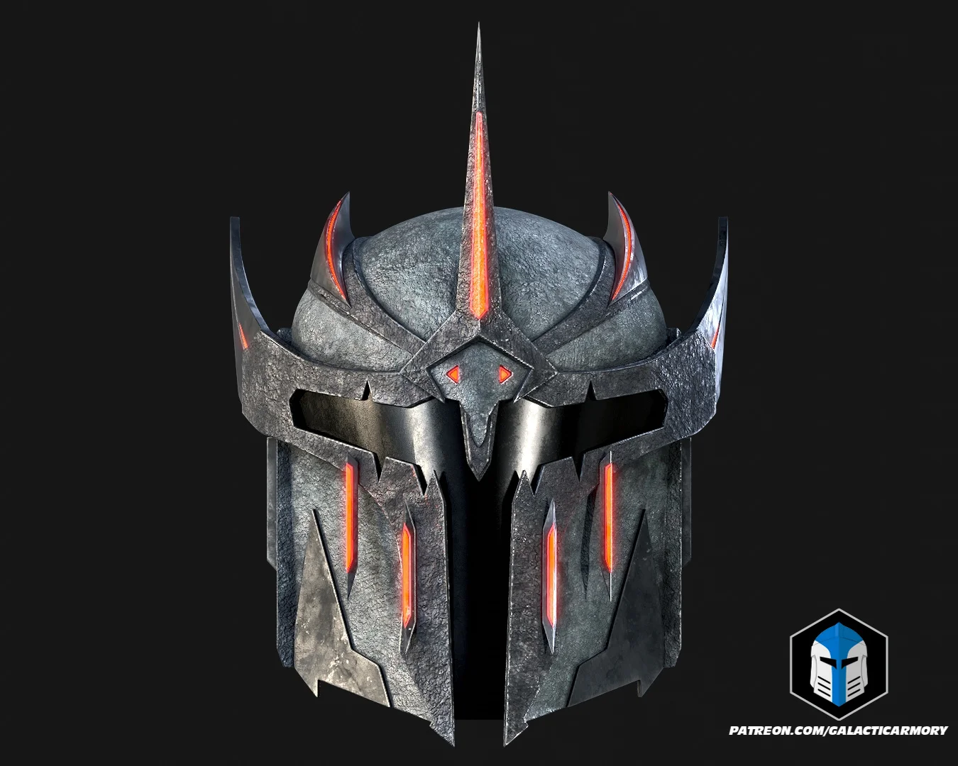 Demonic Mando Helmet - 3D Print Files 3d model