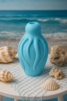 Octopus Vase –Ocean-Inspired Decorative Vase 3d model