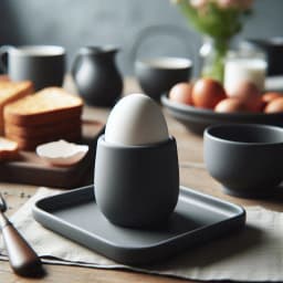 Egg Cup with Coaster 3d model