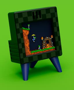 LEMMINGS - Pixel Voxel Art Frame (No support, 3MF included) 3d model