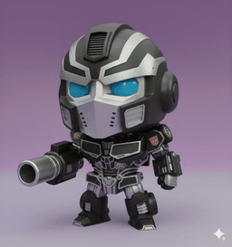 IRONHIDE KAWAII CHIBI COLLECTIBLE 3D FIGURE 3d model