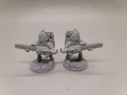 FHW Cosmic Prosper Union Heavy Trooper with Railgun 3d model