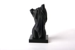 Draped Torso Sculpture – Abstract Female Body Figurine 3d model