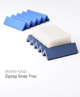 Zigzag Soap Tray 3d model