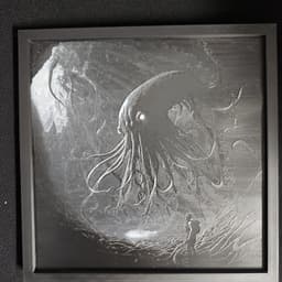 3D Printed Painting - Sea Monster | No AMS Needed! 3d model