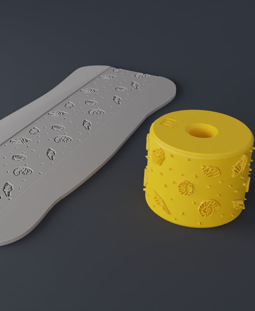 Beach Texture Rollers 3d model