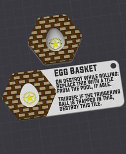 Hextraction - Egg Basket Tile 3d model