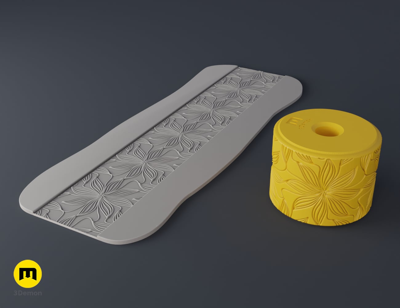 Texture Rollers โ Easter Patterns 3d model