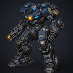Titan Assault Mech – Sci-Fi Battle Walker 3d model