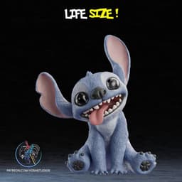 Life-Size Movie Blue Alien Dog 3D Printer File STL 3d model