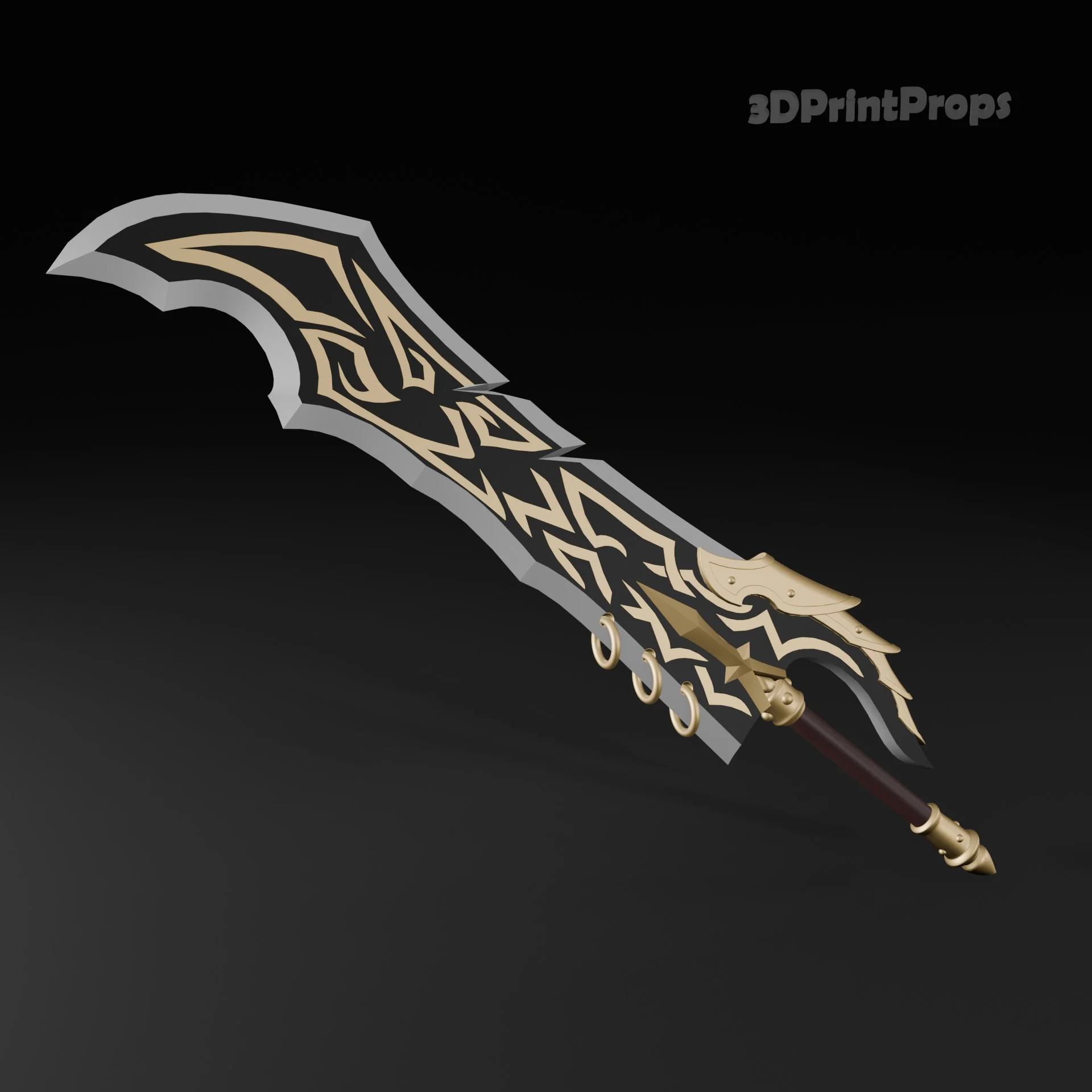 Orc's Broadsword from Solo Leveling: Arise 3d model