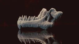 Toothless Skull (Pre Supported) 3d model